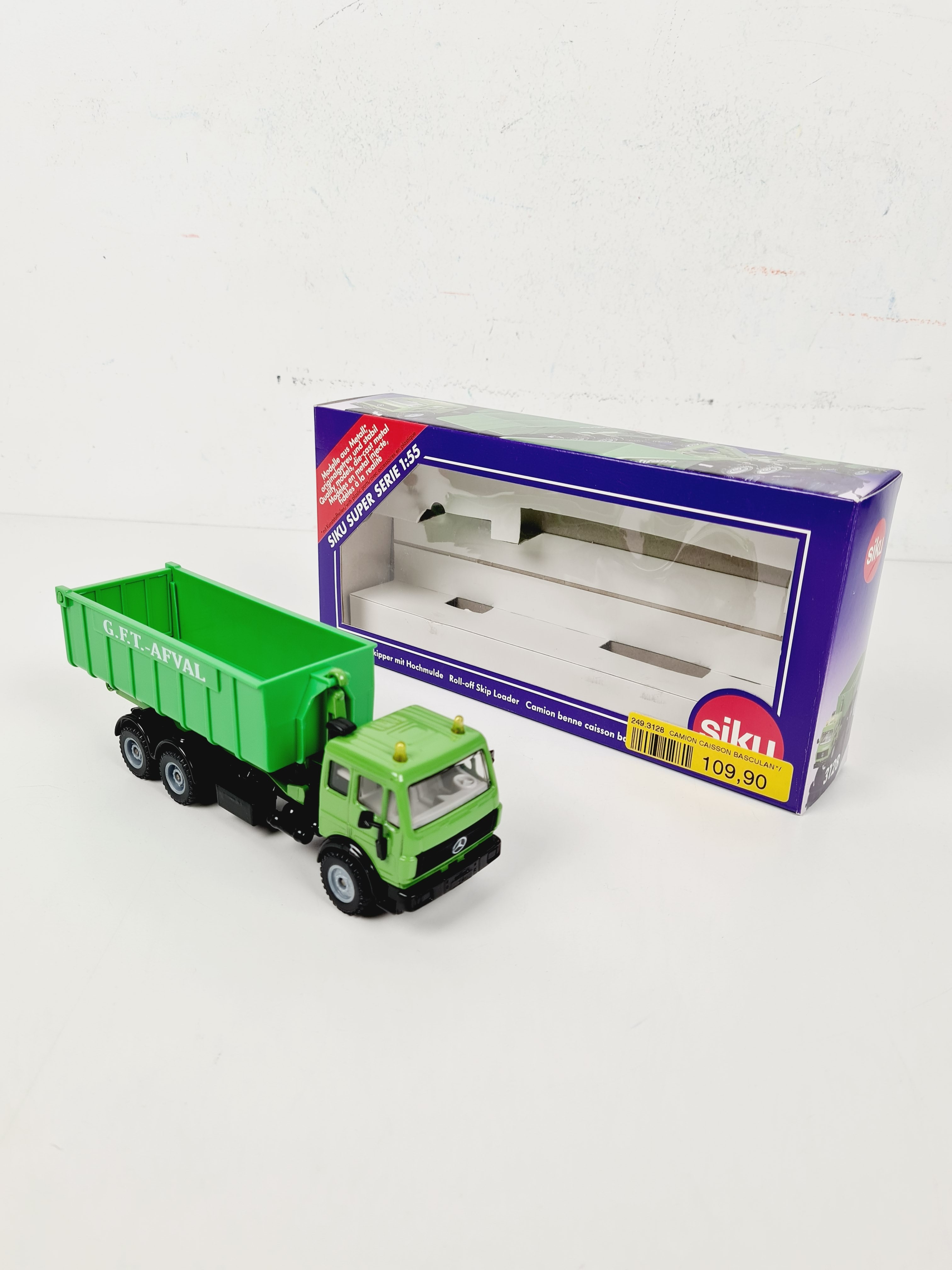 Véhicule - Camion Benne basculante 1/55 - SIKU 3128 - 3 ans + Comme neuf - Vue 2 - 